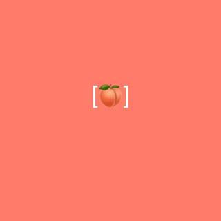Peach Emoji wallpaper