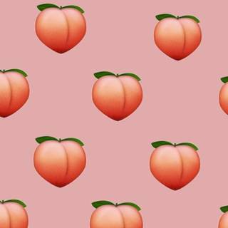 Peach Emoji wallpaper