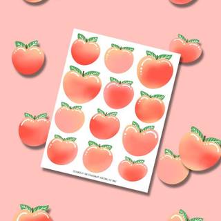 Peach Emoji wallpaper