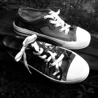 Black and white shoes wallpaper