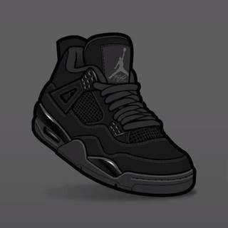 Black and white shoes wallpaper