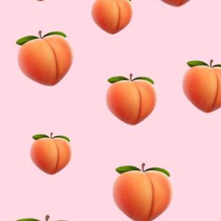 Peach Emoji wallpaper