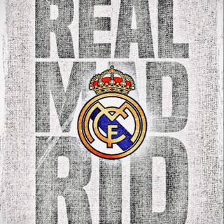 Real Madrid logo phone wallpaper