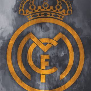 Real Madrid logo phone wallpaper