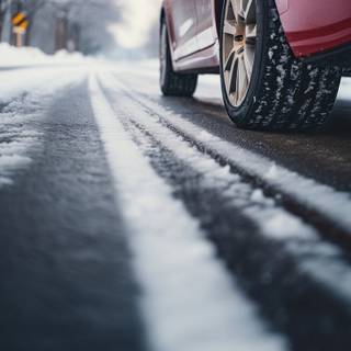 Winter vehicle wallpaper