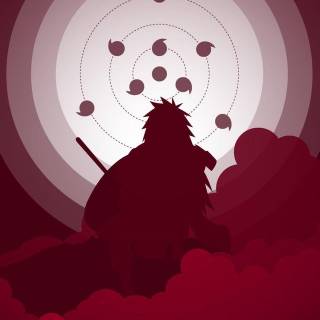 Uchiha logo iPhone wallpaper
