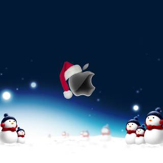 Apple Xmas wallpaper