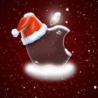 Apple Xmas wallpaper