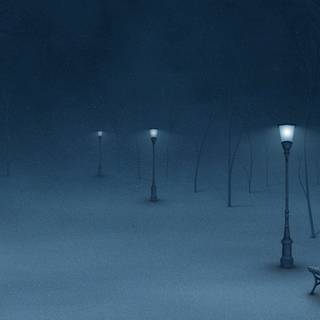 1920x1080 winter night wallpaper