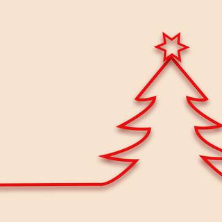 Xmas minimalist wallpaper