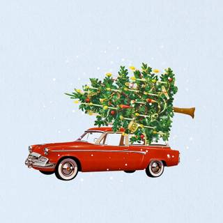 Xmas car wallpaper