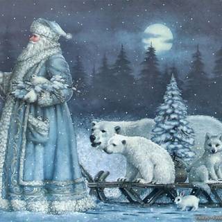 Xmas vintage wallpaper