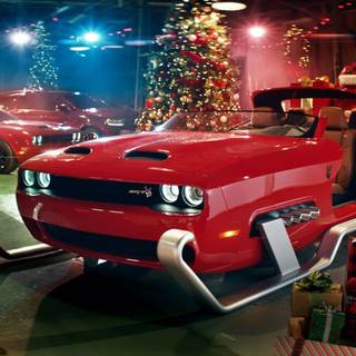 Xmas car wallpaper