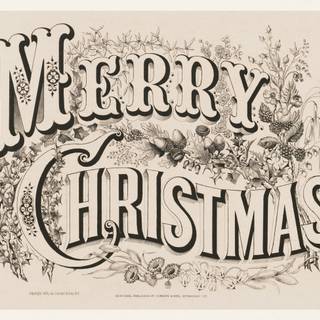 Xmas vintage wallpaper