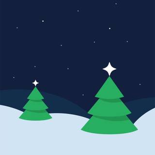 Xmas minimalist wallpaper