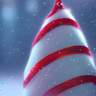 AI Christmas wallpaper