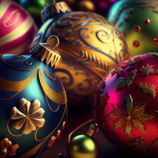 AI Christmas wallpaper