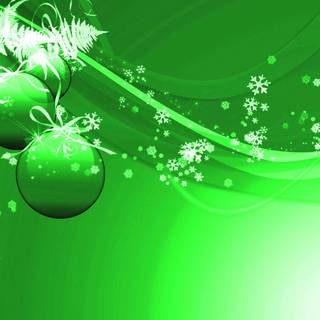 Green Christmas desktop wallpaper