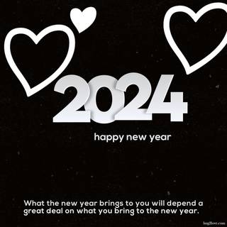 Welcome 2024 Happy New Year wallpaper