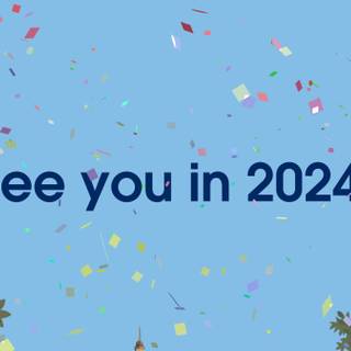 Welcome 2024 Happy New Year wallpaper