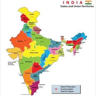 Indian map 2023 wallpaper