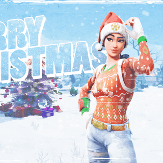 Xmas Fortnite wallpaper