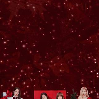 Blackpink Xmas wallpaper