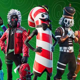 Xmas Fortnite wallpaper