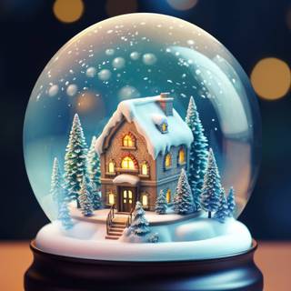 Xmas scene wallpaper