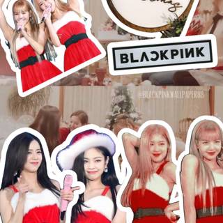 Blackpink Xmas wallpaper