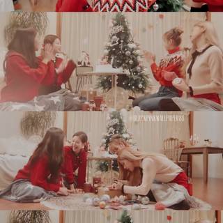 Blackpink Xmas wallpaper