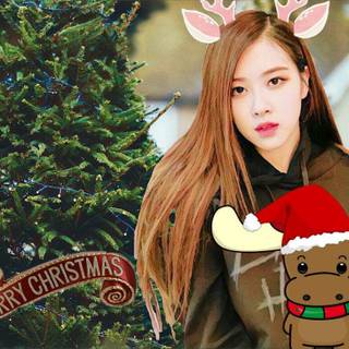 Blackpink Xmas wallpaper