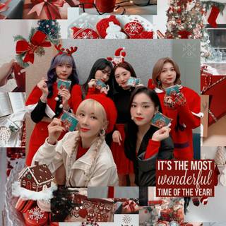 Blackpink Xmas wallpaper