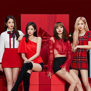 Blackpink Xmas wallpaper