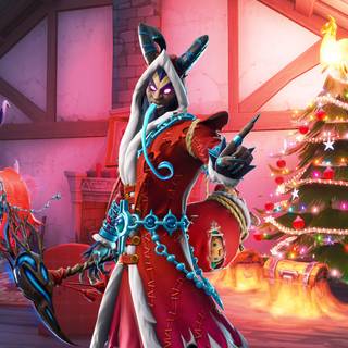 Xmas Fortnite wallpaper