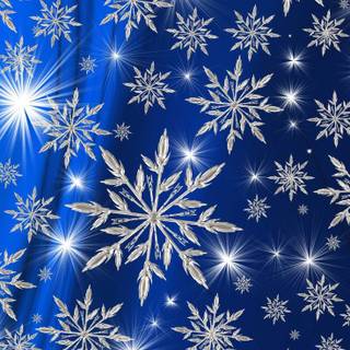 New Year blue wallpaper