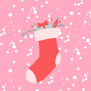 Xmas stockings wallpaper