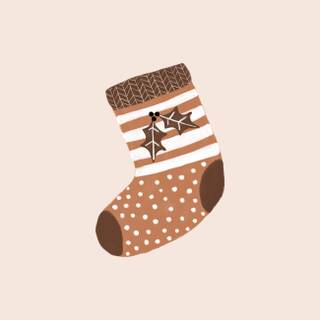 Xmas stockings wallpaper