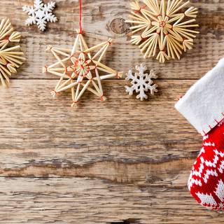 Xmas stockings wallpaper