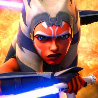 Ahsoka 4k iPhone wallpaper