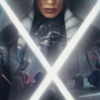 Ahsoka 4k iPhone wallpaper