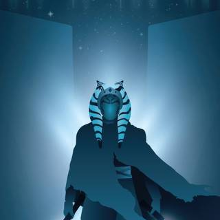 Ahsoka 4k iPhone wallpaper