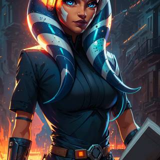 Ahsoka 4k iPhone wallpaper