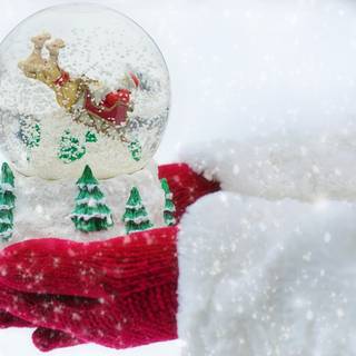 Snow Christmas 4k wallpaper