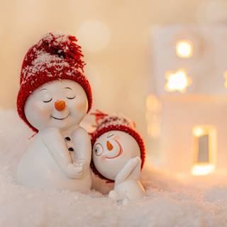 Snow Christmas 4k wallpaper