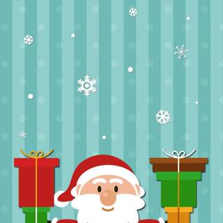 Santa Claus phone wallpaper
