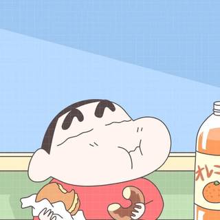 Shin Chan phone wallpaper