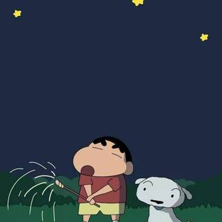 Shin Chan phone wallpaper