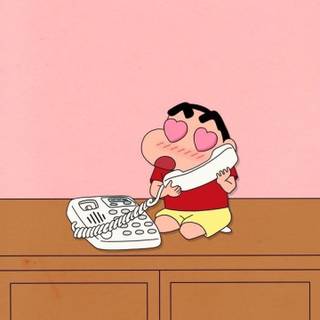 Shin Chan phone wallpaper