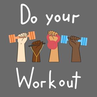 Workout iPhone wallpaper